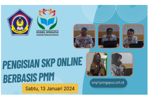 Sosialisasi dan Pengisian SKP Online SMP Negeri 1 Pringapus Tahun 2024
